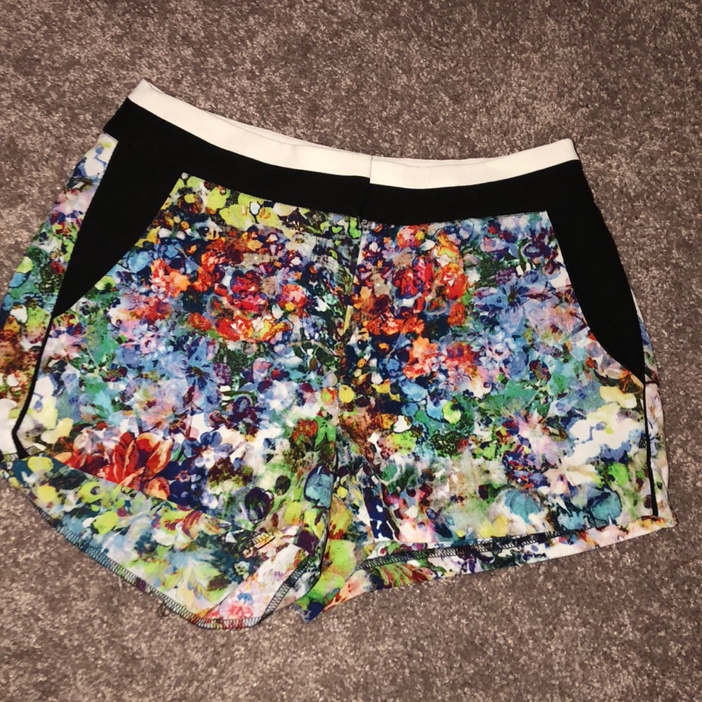 Flowered Forever 21 shorts
